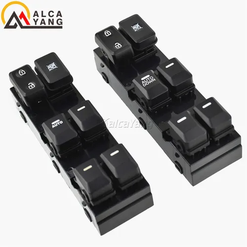 Imagen 2 del producto Botón de doble interruptor de ventana eléctrica Malcayang 93570-3W600WK para KIA Sportage 2011-2016 interruptor de coche con luz roja