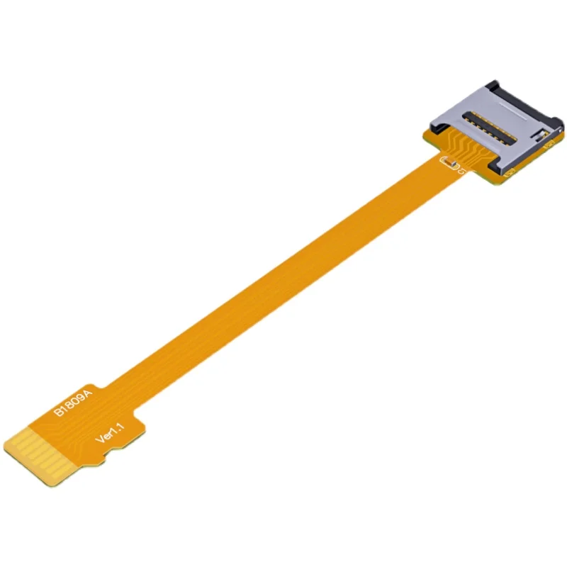 Micro SD to Micro SD Card Extension Cable Adapter Flexible Extender Compatible with SanDisk MicroSDHC/Anet A8 /Raspberry Pi/GPS