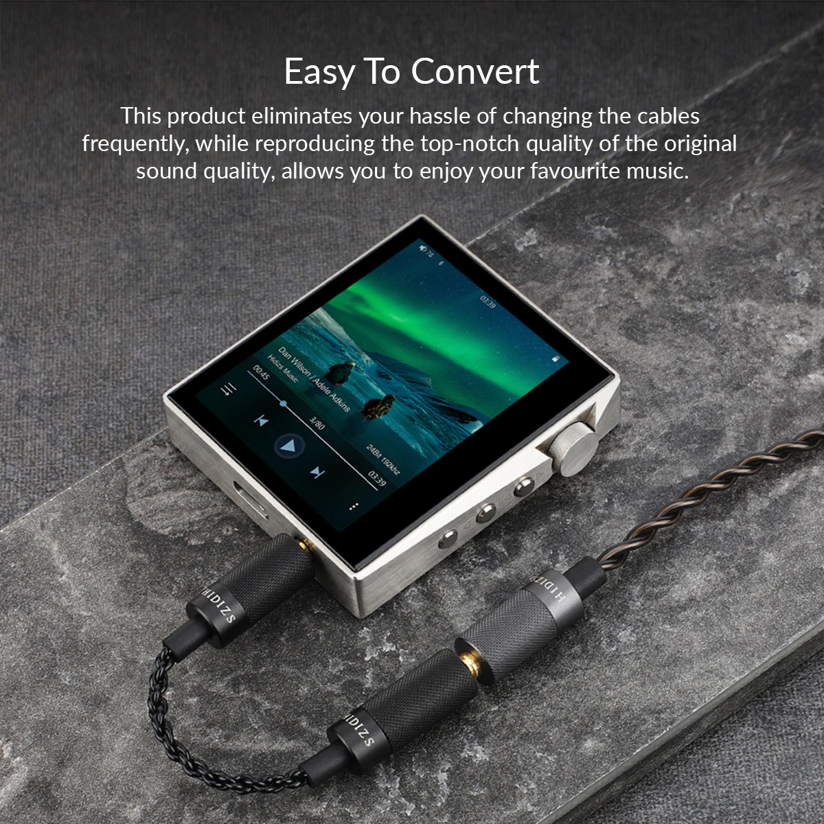 Адаптер Hidizs 4,4/3,5 штекер-2,5 гнездо, сбалансированный адаптер для интерфейса 4,4/3,5 мм, аудиовыход и интерфейс 2,5 мм, IEM