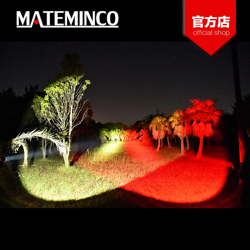 Mateminco MT90 Mini Luminus SBT90.2 4500lm 1428m Type C Rechargeable Long Range LED Flashlight Torch for Hunting