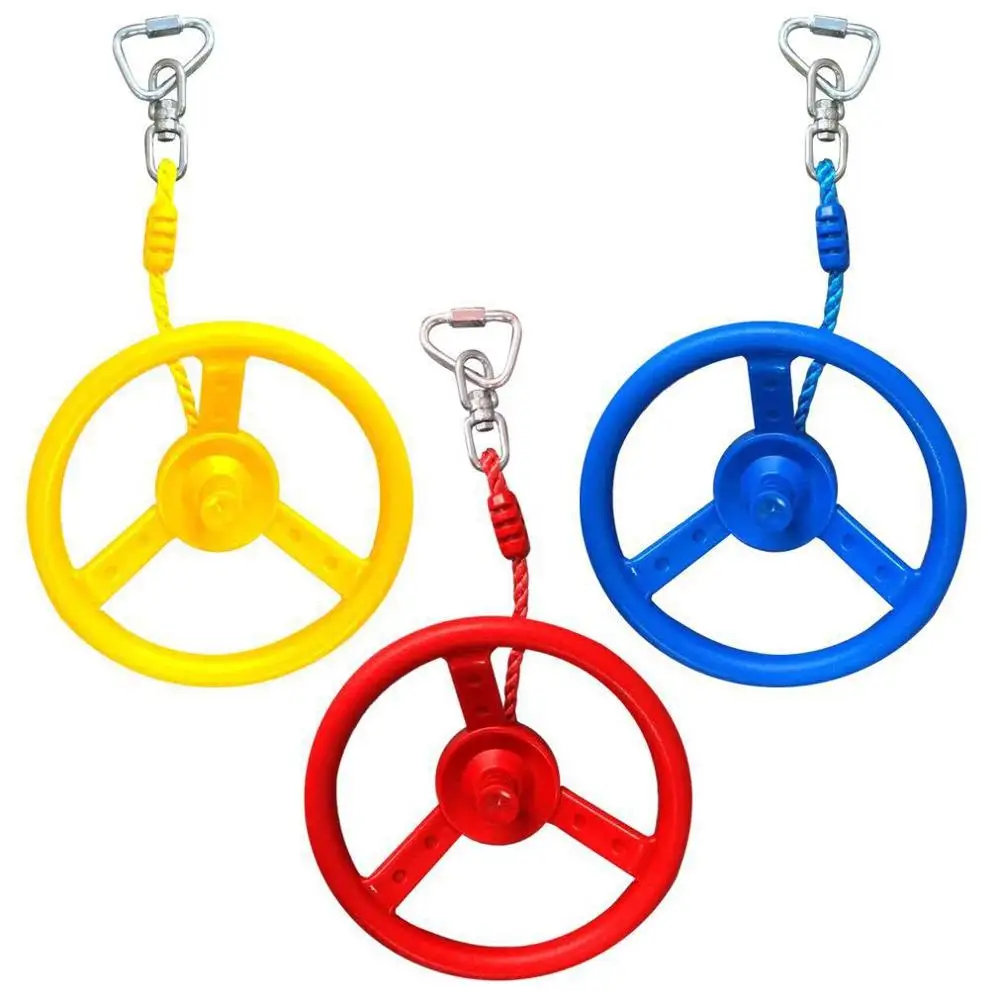 Kids Fitness Rings Climbing Game Toy Outdoor Training Activity Safe Sports Rope Swing Hanging Rings Children Climbing Equipment