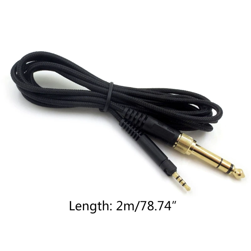 Y1AE Replacement Earphone Cable for  HD598 HD599 HD569 Headset Audio Cord Oxygen-free Copper Core
