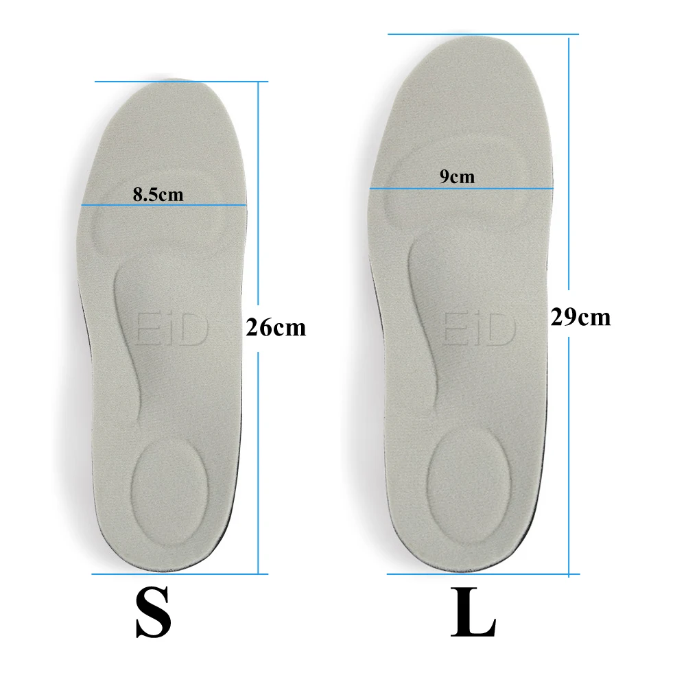 EiD Increased movement insole invisible height insoles breathable arch male and female pu insole increased 1.5/2.5/3.5/4.5 cm