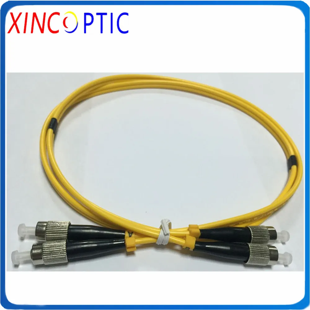 Single Mode,Duplex,G652D,3.0mm,1M/2M/3M/5M/10M/25M,PVC Jacket,FC/UPC-FC/UPC Fiber Optic Patch Cord Cable