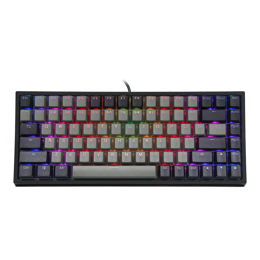 Epomaker EP84 84-Key RGB Hotswap Wired Mechanical Gaming Keyboard with PBT Dye-subbed Keycaps for Mac/Win/Gamers