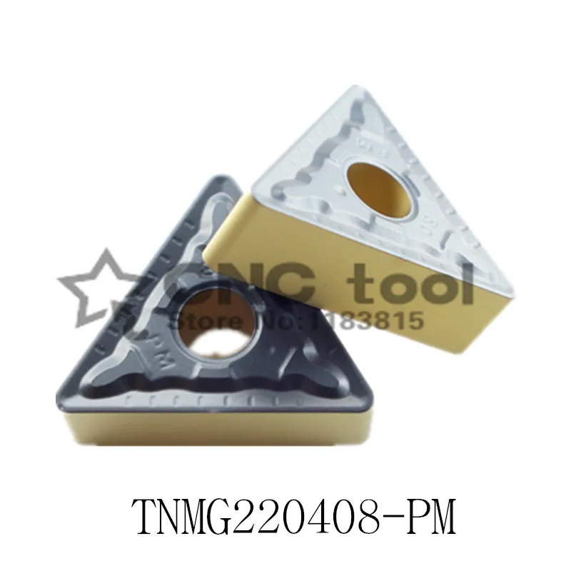 

10pcs TNMG220408-PM TC20 Cutting Lathe CNC Tools Lathe cutter External Turning Tool Carbide Insert Turning Tools