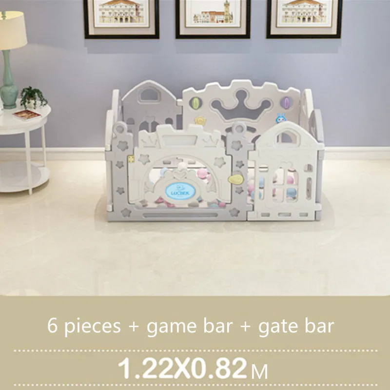 Baby Fence Toddler Children Crawling Mat Baby Game Baby Safety Fence Kids Play House Indoor Toys Baby Playpen Play Yard