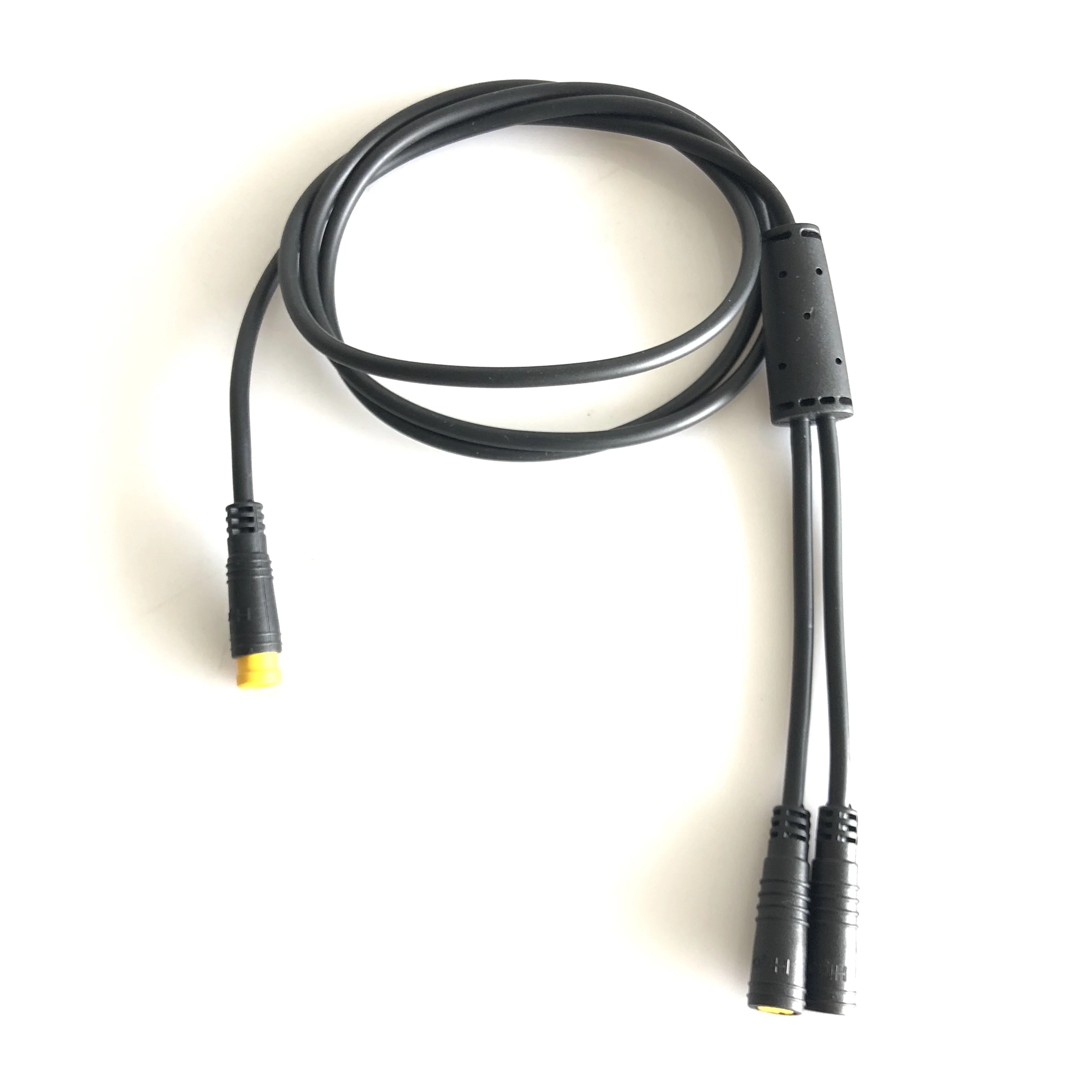Ebike Brake Cable 1T2 Splitter Y Cord Extension 3pin Connector E-brake Controller Connection  Round Waterproof Higo Julet