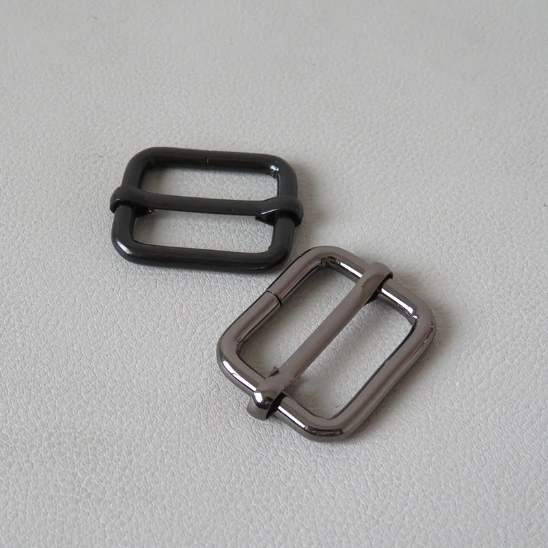 50Pcs/Lot 25mm Webbing Metal Buckle Adjuster Slider For Bag Straps Loop Hardware Dog Collar Backpack Adjustable Clasp Accessory