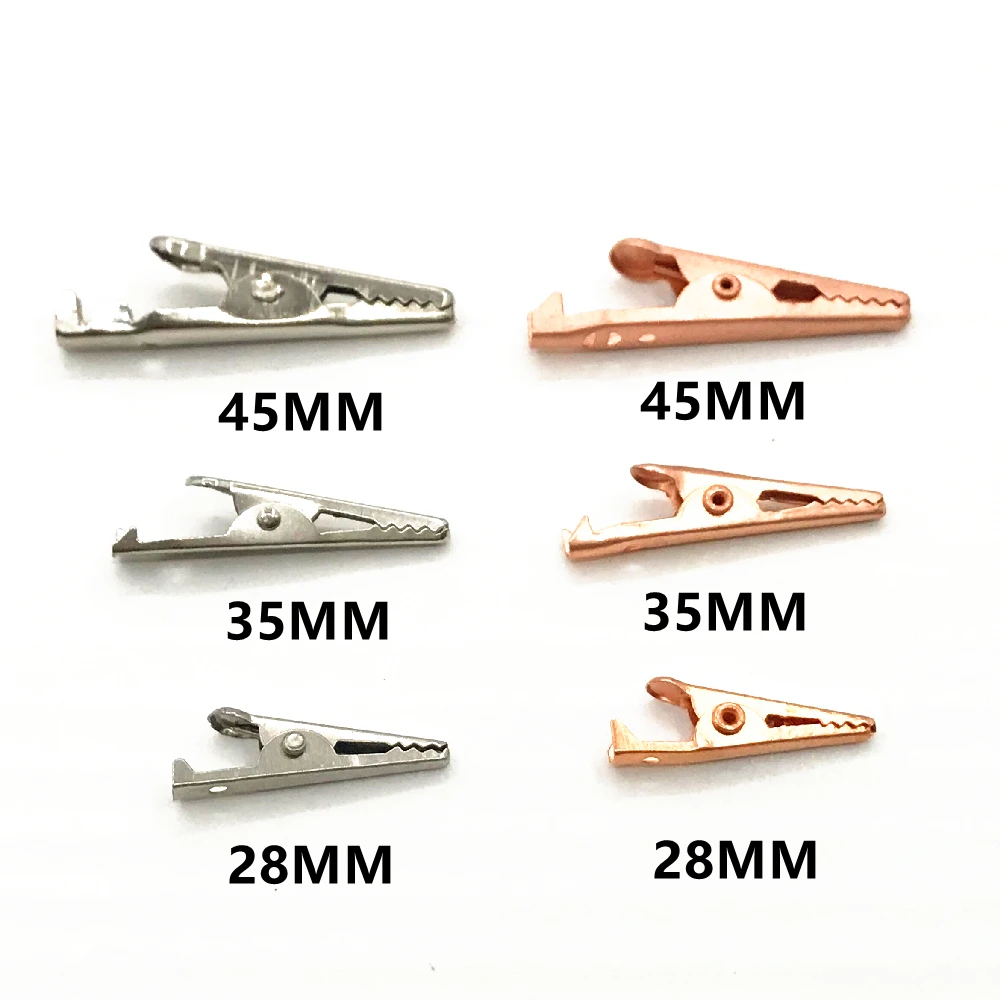 Metal Alligator Clip for Testing, 10pcs