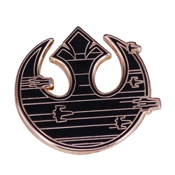 Rebel badge brooch