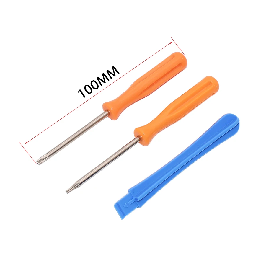 

3 in 1 Screw Driver Orange T6 T8 with Hole Screwdrivers Set for Xbox One Controller X1 Repair 100set/ lot