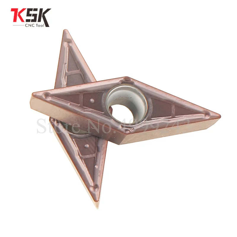 Cortador de aluminio VCGT110304 VCMT160404 VBMT11 para piezas redondas exteriores de acero inoxidable de cuchilla CNC, 10 piezas