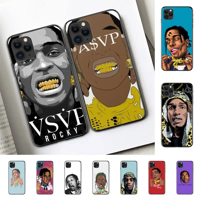 Yinuoda ASAP Mob Asap Rocky Rapper TESTING Phone Case for iPhone 11 12 13 mini pro XS MAX 8 7 6 6S Plus X 5S SE 2020 XR cover