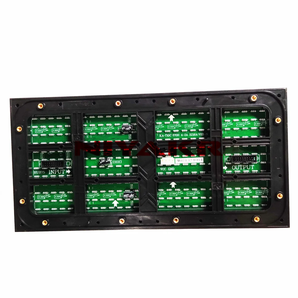 P10 Outdoor DIP 3IN1 Module Led Panel 320x160mm Matrix Resolution 32x16 Dots Full Color Display