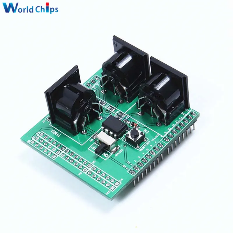 Breakout Board Musical para Arduino microcontroladores, placa adaptadora MIDI, Interface Digital, Escudo