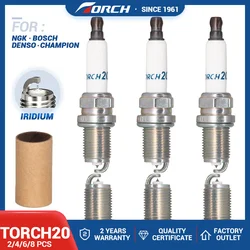 2-8PCS Iridium Spark Plugs TORCH20 K7RTI-T Replace for Champion RC6WYCBX 3707100XEG01B for Great Wall Haval h6 Auto Parts