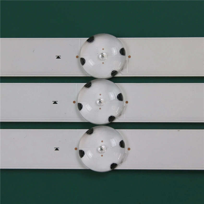 Faixa de led para retroiluminação tridimensional lg, régua de linha, estilo uhd_led de 43 polegadas