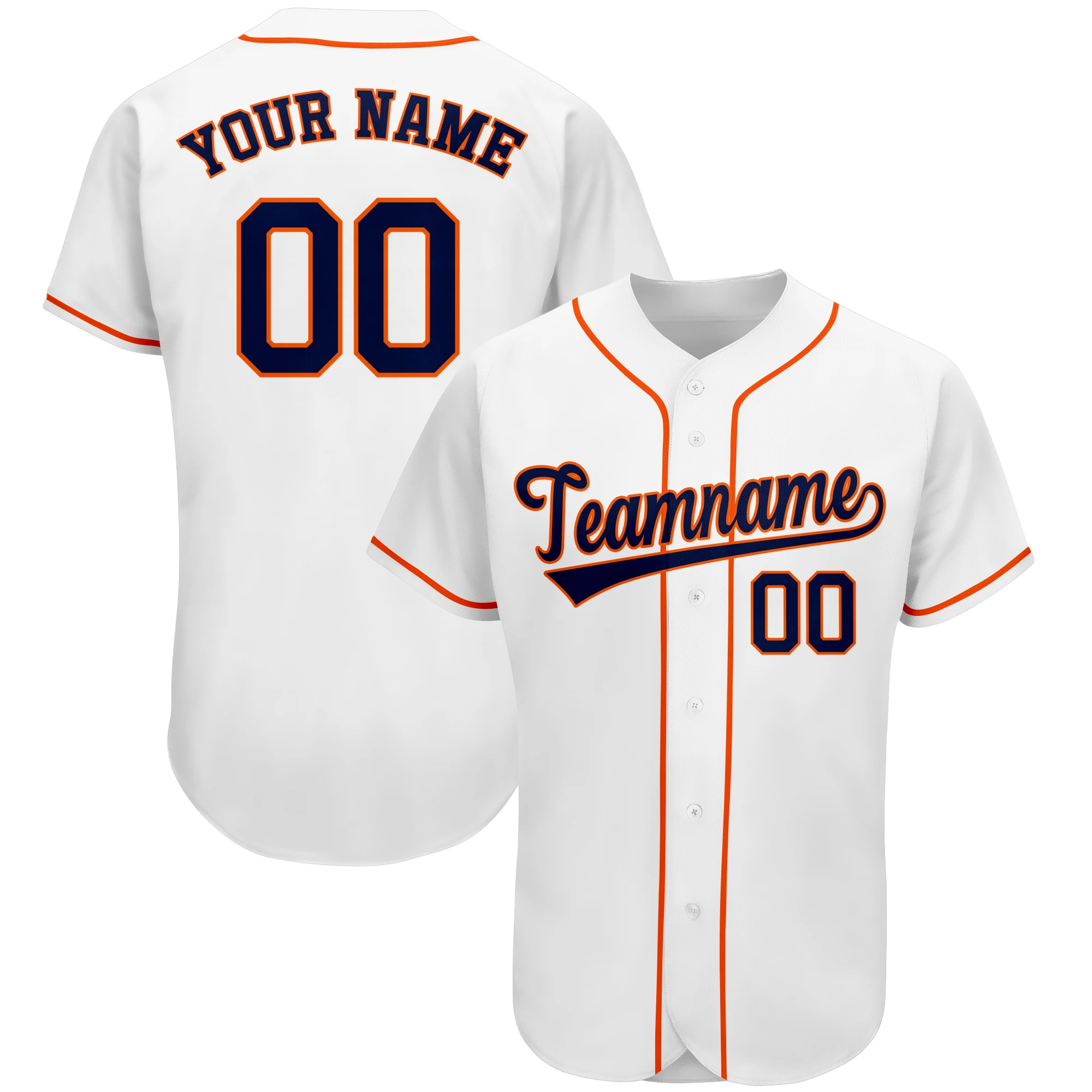 Professional Custom Baseball Jersey Print Your Name/Number Breathable Any Colour V-neck Shirts for Men/Lady/Kids Big size