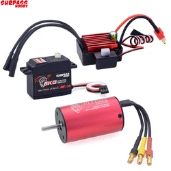 Impermeabile 2845 3800KV motore Brushless + 35A ESC + S0600P Servo 6KG per Rc Traxxas HSP Monster Buggy Off Road 1/12 RC Ca