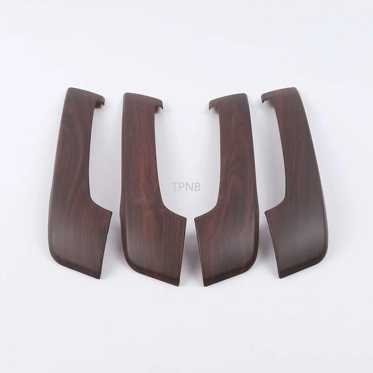 4PCS Pine Wood Grain ABS Interior Door Handle Trim Cover for Toyota Land Cruiser Prado 150 FJ150 2010 2011 2012 2013 2014-2018