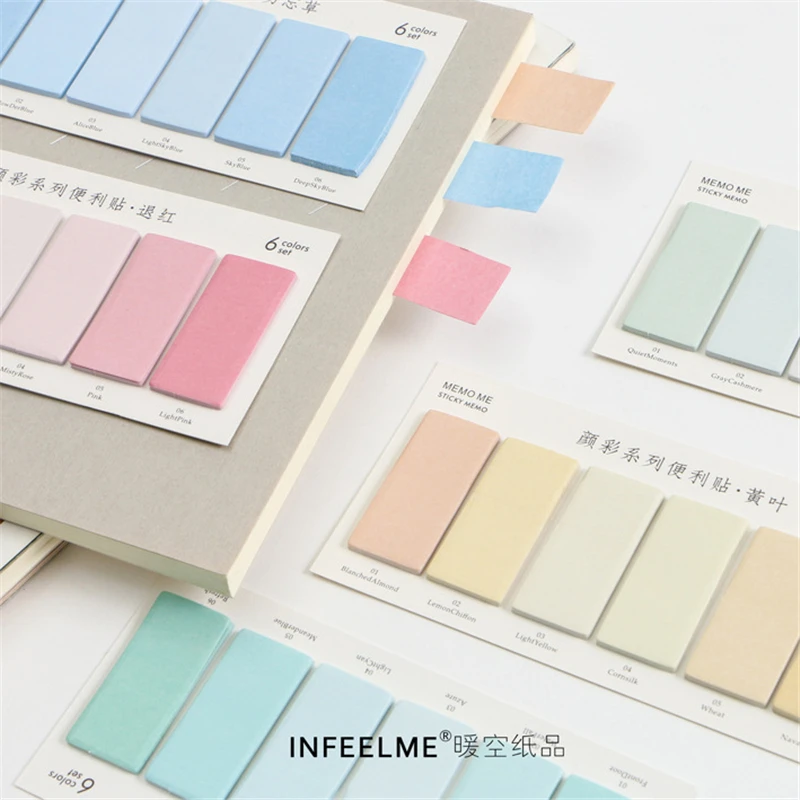 120Sheets Gradient Color N times Sticky Index Note Post Sticker Bookmark To Do List Paperlaria School Stationery