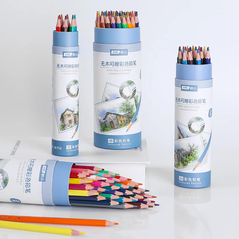 

Oil Painting Color Lead 12 Colors 18 Colors 24 Colors 36 Colors 48 Colors Children Color Pencil Set Colored Pencil Candy Color