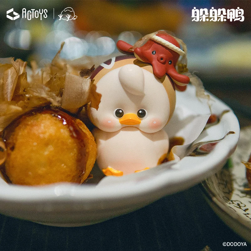 Original Late Night Izakaya Hidden Duck Series Blind Box Toy Figurine Random One Cute Anime Character Gift  Pokemon Ball