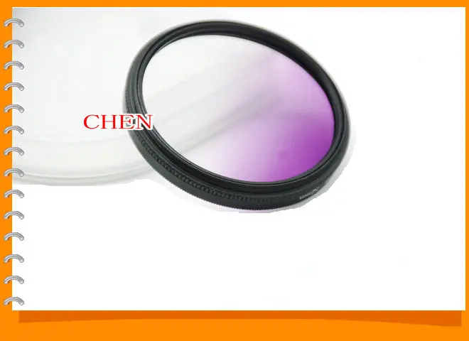 Gradienten Gnd grau blau orange lila gelb Filter 37 40,5 43 46 49 52 55 58 67 72 77 82mm Fo DSLR canon nikon sony pentax fuji