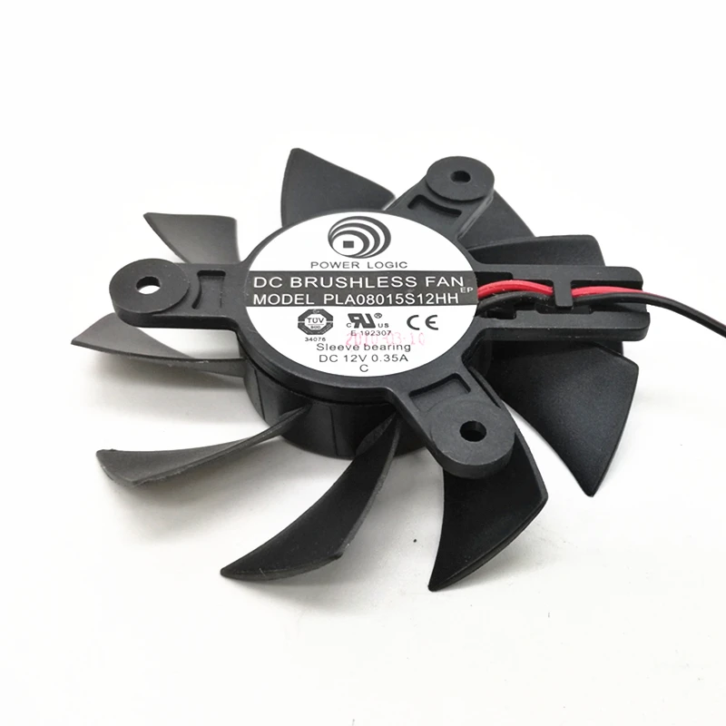 

POWER LOGIC PLA08015S12HH 75mm Graphics Card Fan 75MM Diameter 47mm Hole Pitch For Colorful ATI Graphics Card Fan