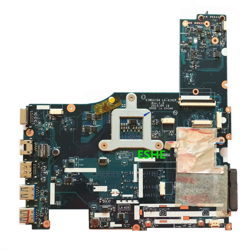 VIWG3/G4 LA-A192P motherboard for G510S notebook motherboard 11S90005225 SR17E DDR3 100% Fully Tested&High quality