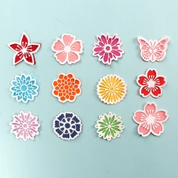 DUOFEN METAL CUTTING DIES varieties of cutout flowers and butterflies stencil for DIY papercraft projects 2021 new