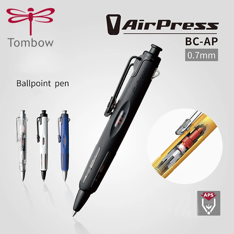 

1Pcs Japanese TOMBOW BC-AP Air Pressure Oily Ballpoint Pen 0.7mm Office Cute Stationery Outdoor Wet Paper Can Also Be Written