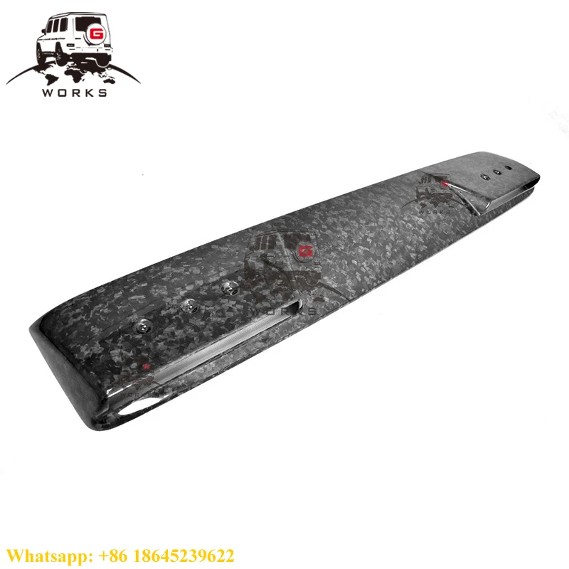 G63 G500 forged carbon front spoiler for 2020y g wagon w464 forging carbon roof spoiler wing