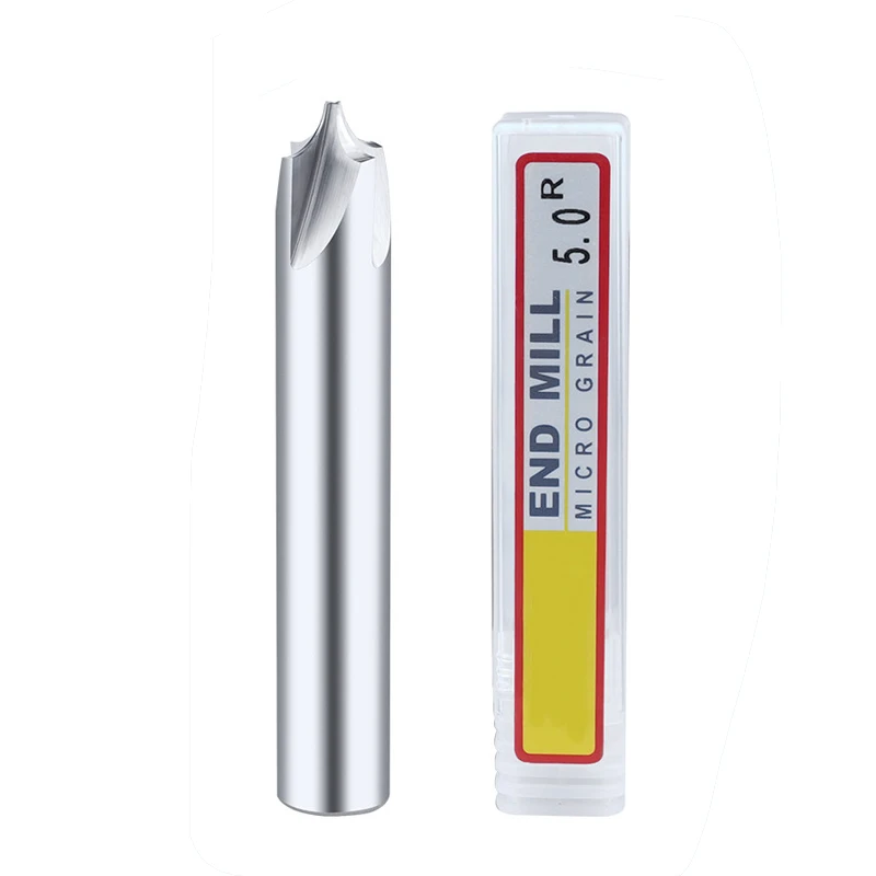 Bên Trong R Phay Cutter Tungsten Carbide Xếp Arc R Góc Nhôm Và Hợp Kim Thép 2F 4F Chamfering Công Cụ Định Tuyến Bit máy
