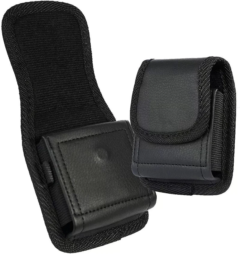 Leather Phone Bag For Samsung Galaxy Z Flip6/Flip5/Flip4/Flip3/Flip 5G Protective Pouch Case Bag Motorola Razr 40/Raz 2022 Cover