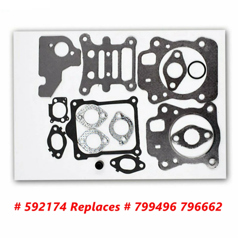 Valve Gasket Set For Briggs & Stratton 592174 Replaces # 799496 796662 Complete Gasket