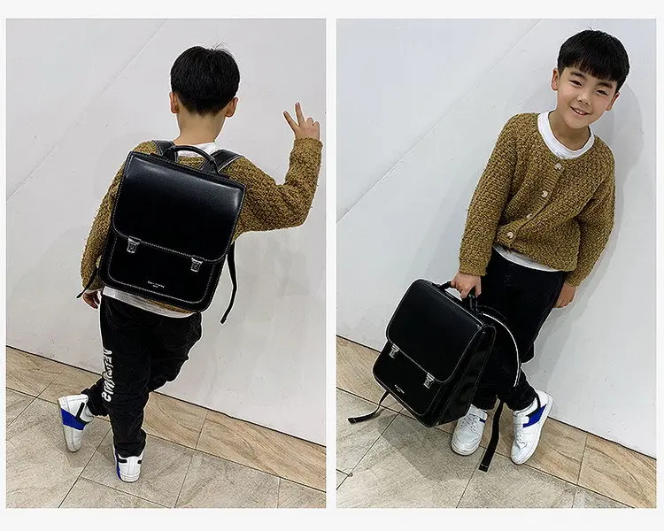 Children PU Japan school Bag students backpack bag for girls Japan School Backpack for boys kids Orthopedic backpack book bags