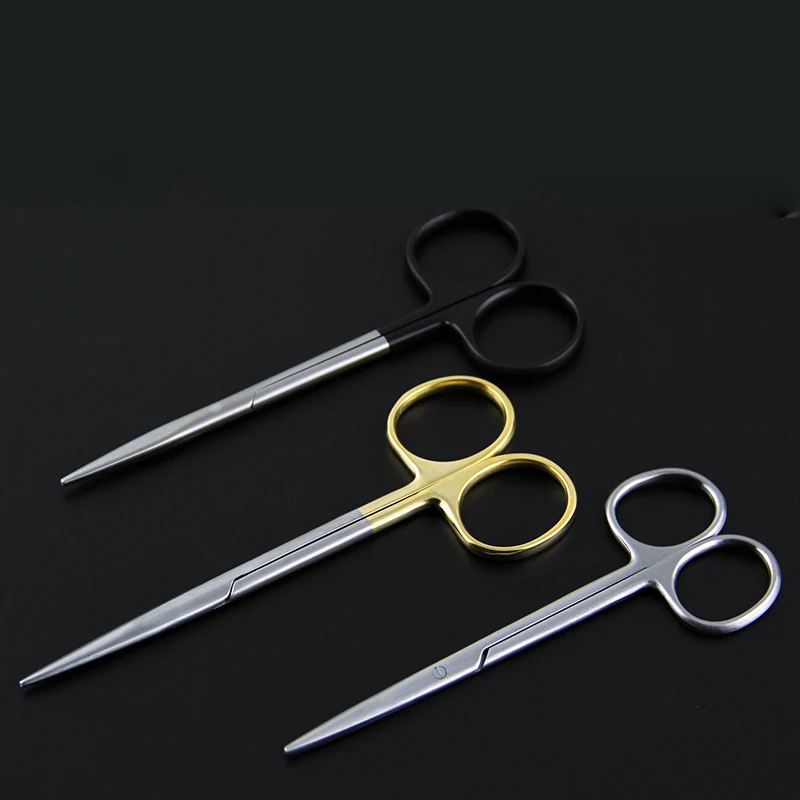 

Beauty Tools Rhinoplasty Blunt Tip Scissors Nasal Cavity Peeling Surgery Round Tip Scissors Stainless Steel Straight and Curved