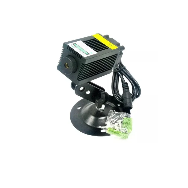 Diode laser verte avec support adaptateur, Tech Dot Light, 12V, 1A, 33x55mm, 532nm, 100mW