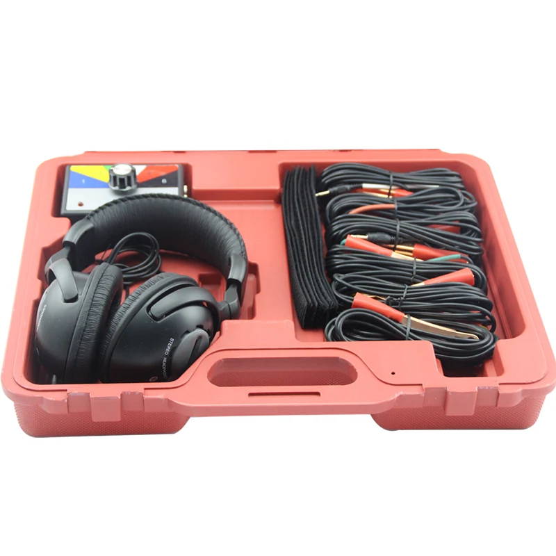 High Quality Combination Electronic Stethoscope Kit Auto Car Mechanic Noise Diagnostic Tool Six Channel