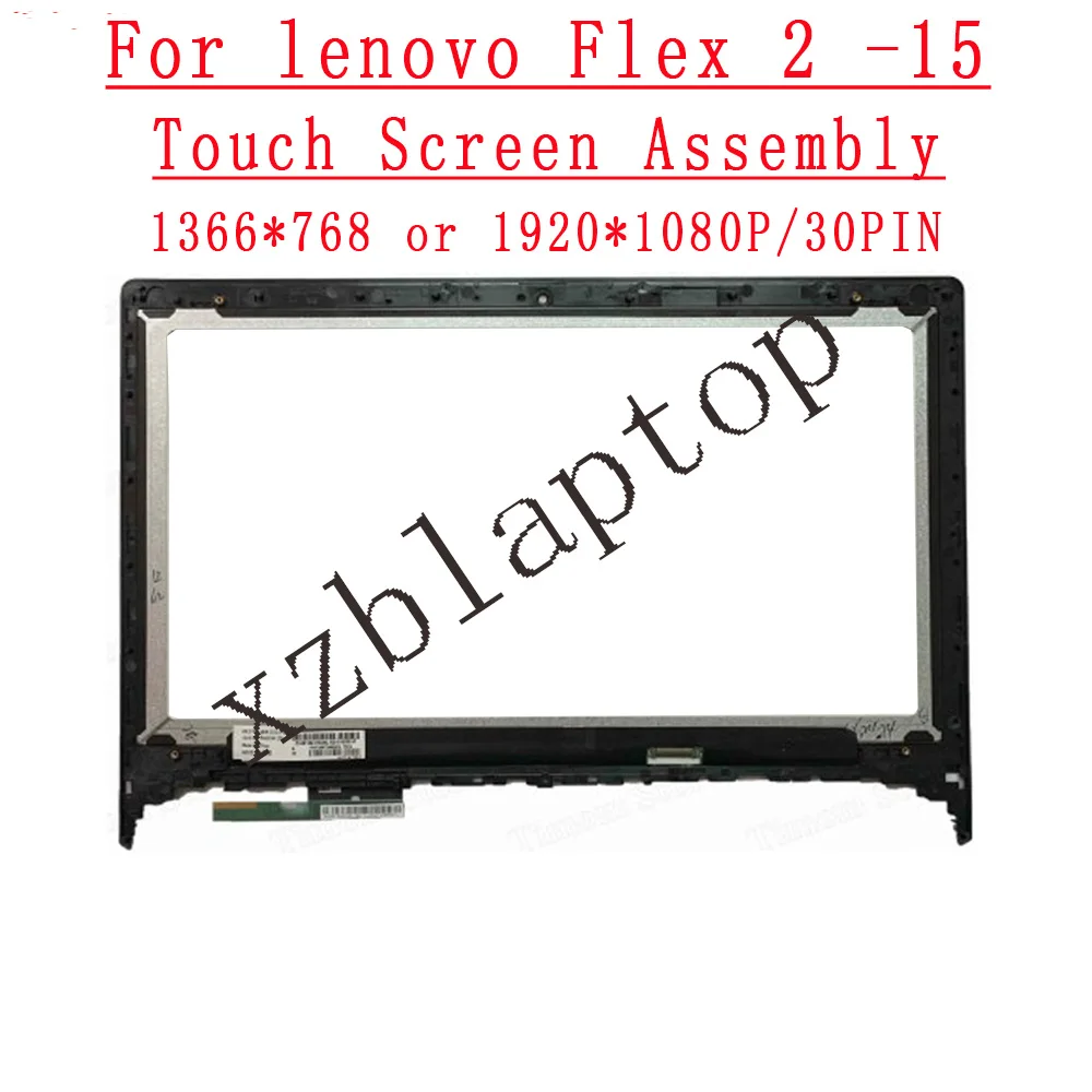 

For Flex 2-15 Lenovo Flex 2 15 80FK Full HD 15.6" Laptop LCD TOUCH ASSEMBLIES 5D10G18361 1366*768 or 5D10F86071 FHD 1920*1080