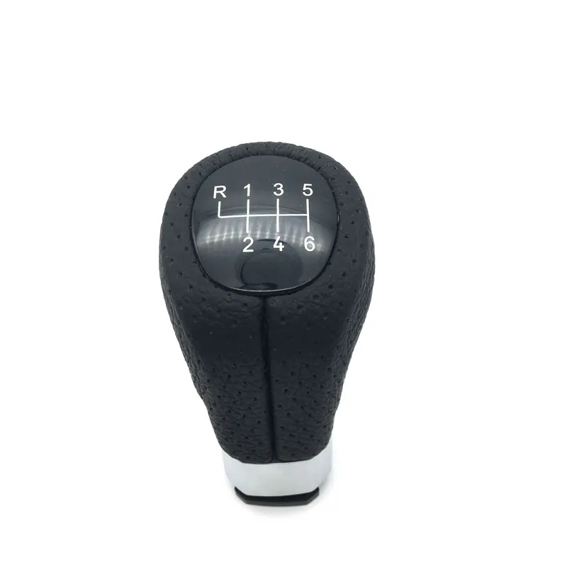 5/ 6 speed Car Gear Shift Knob With Real Leather For BMW 1 3 5 6 Series E30 E32 E34 E36 E38 E39 E46 E53 E60 E63 E83 E84 E90 E91