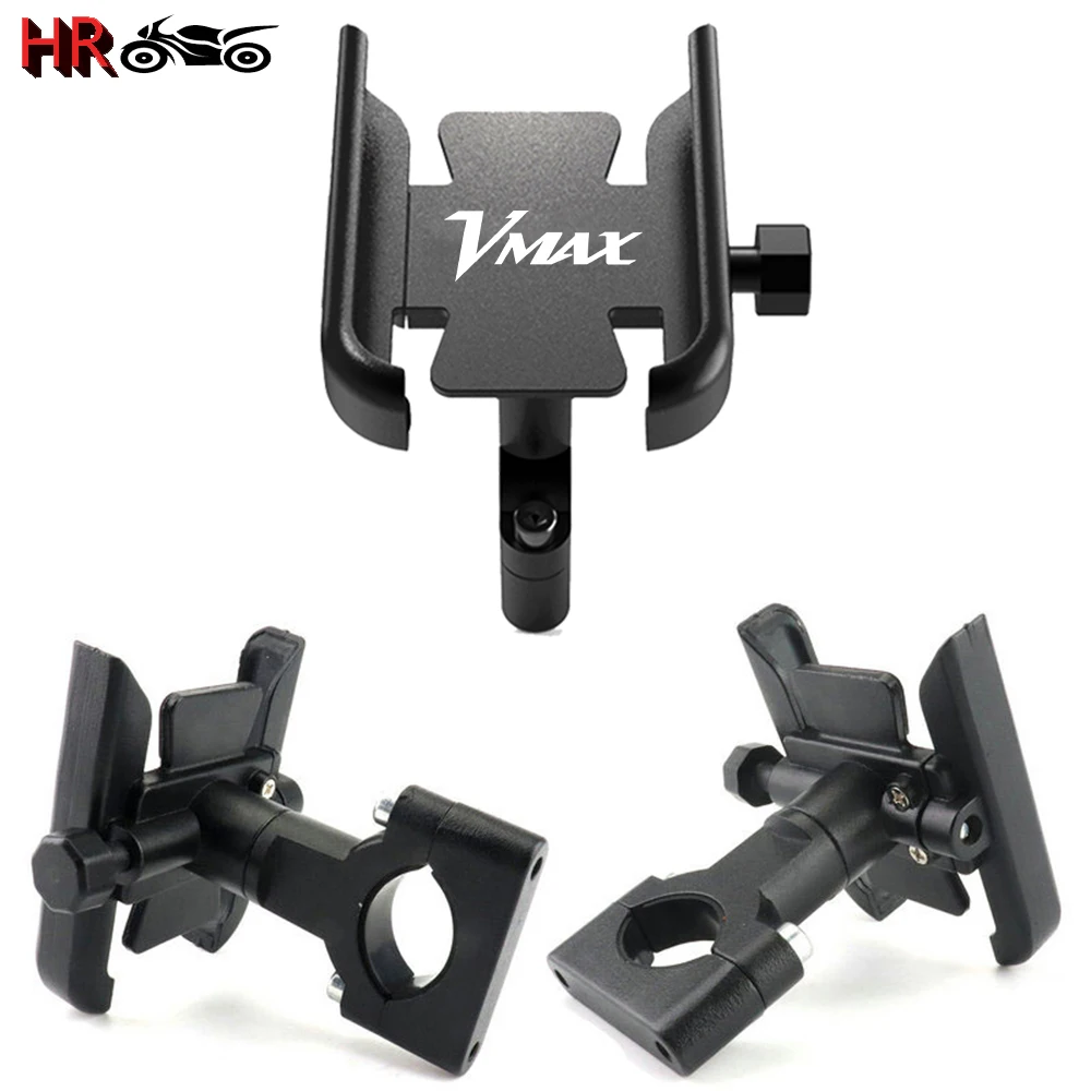 For YAMAHA VMAX V-MAX 1200 1700 2009-2020 Hot Deals Motorcycle CNC Accessories Handlebar Mobile Phone Holder GPS Stand Bracket view 5