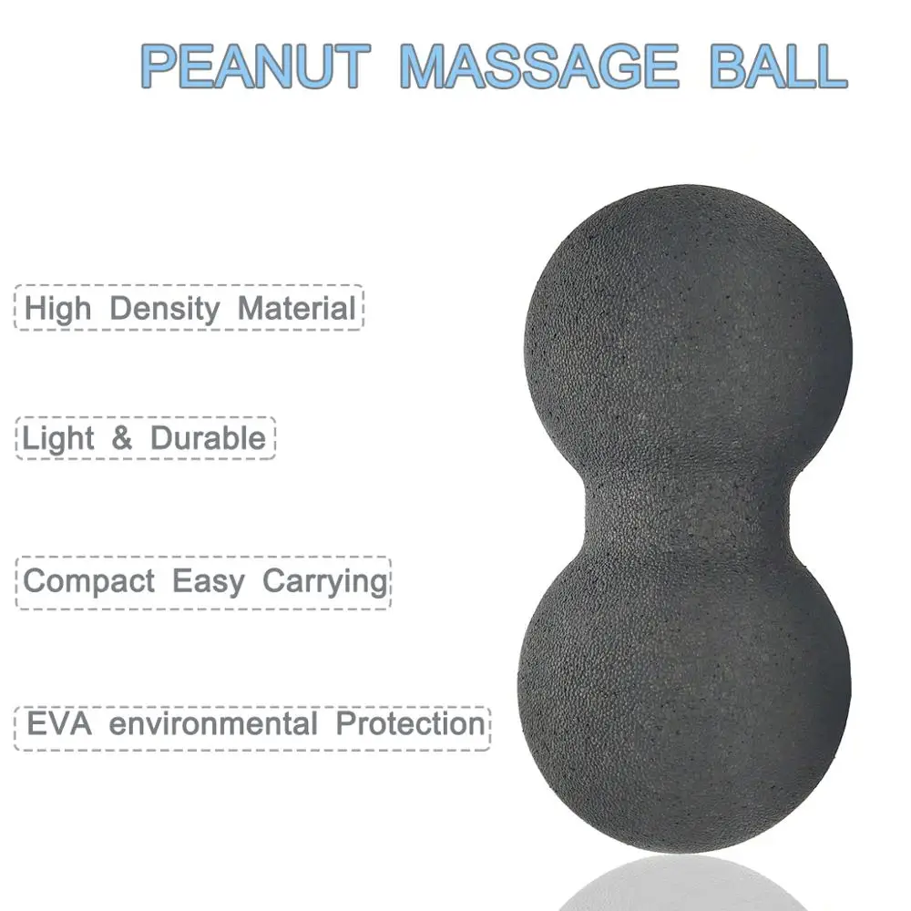 

Peanut Massage Ball Set Lacrosse Ball EPP Fascia Therapy Muscle Ball for Shoulder Back Legs Rehabilitation Therapy Training