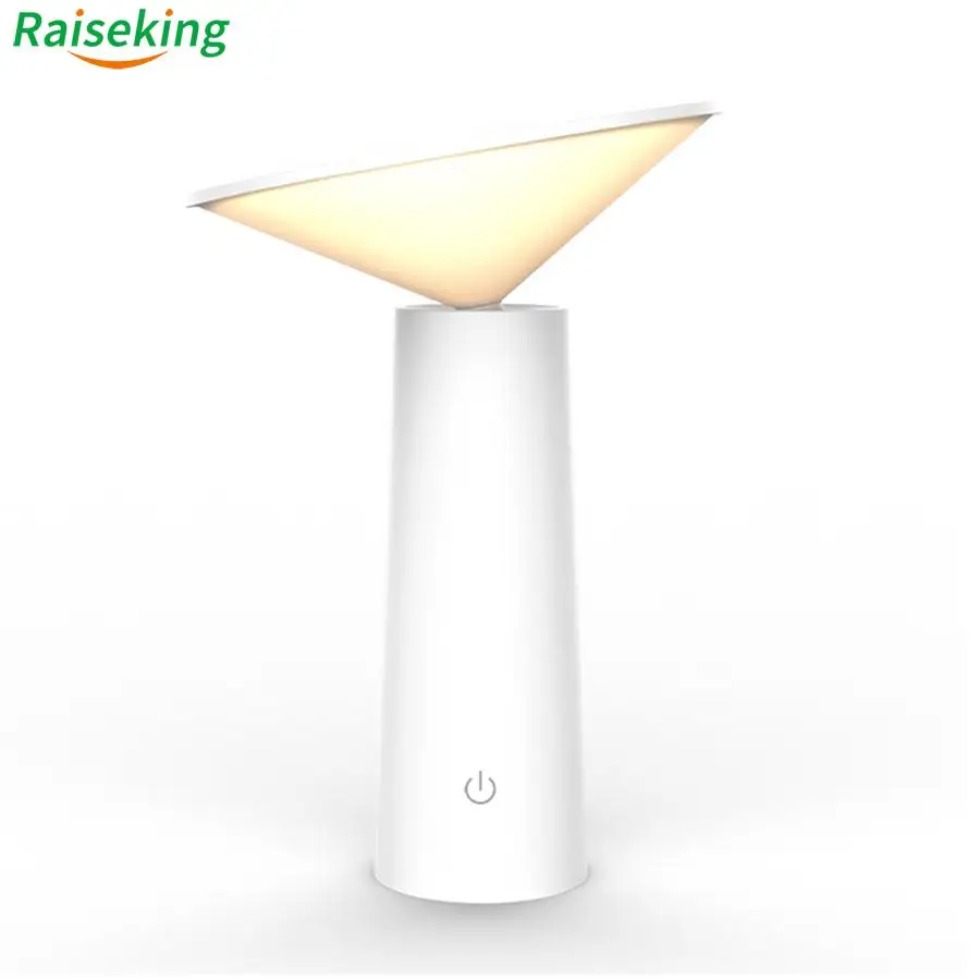 Smart Led Night Light Chargeable Desk Lamp Restaurant Cordless Table Lamp With Dimmable Brightness And Usb Charging Port