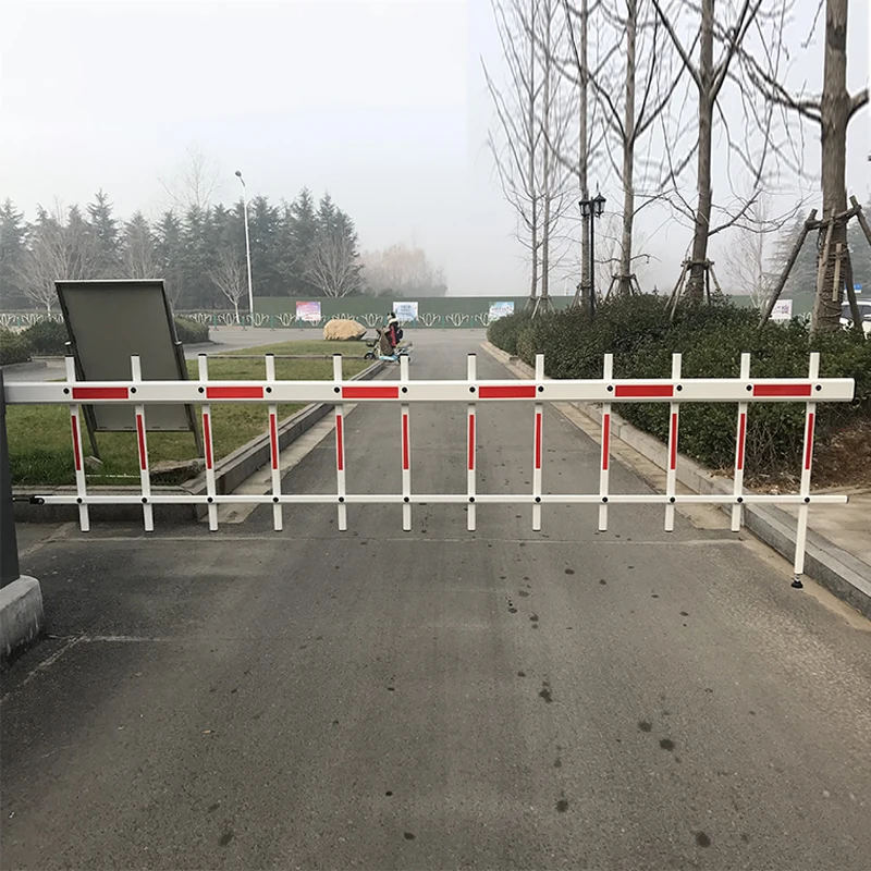 Aluminum Alloy Electric Barrier Pole Parking Area Access Control Landing Rod Lifting Poles Car Blocking Railing Boom Fence 1M-3M