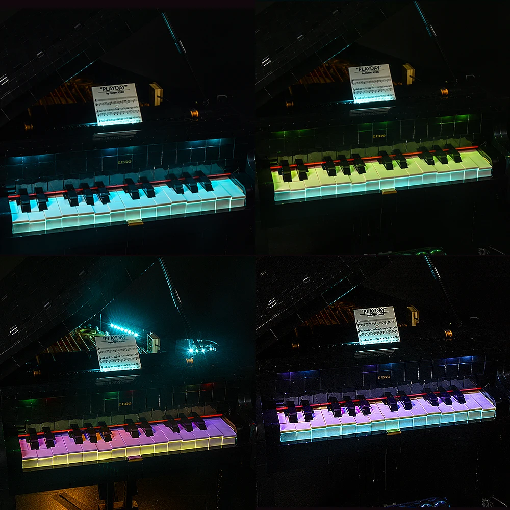 LED Light Up Kit For Ideas 21323 Grand Piano Building Blocks Lighting Set Not Included Building Blocks