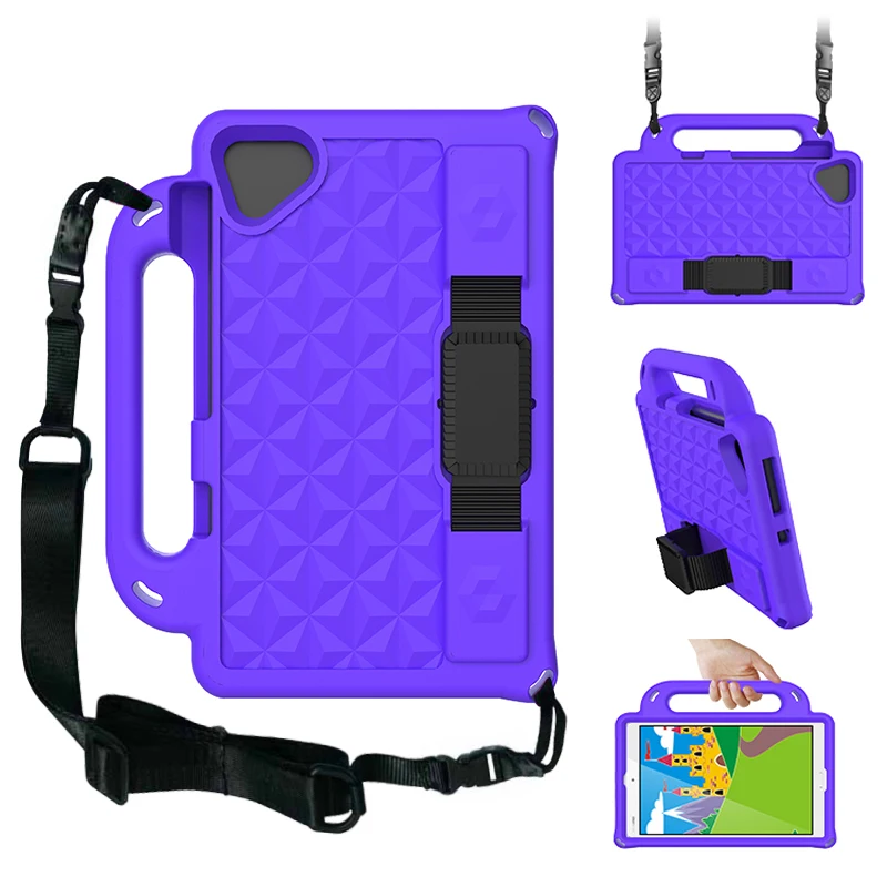 Cases for Lenovo M8 8.0 Inch TB-8705 TB-8505 EVA Kids Cover for Lenovo Tab M8 TB-8705F TB-8505F Tablet Case with Strap