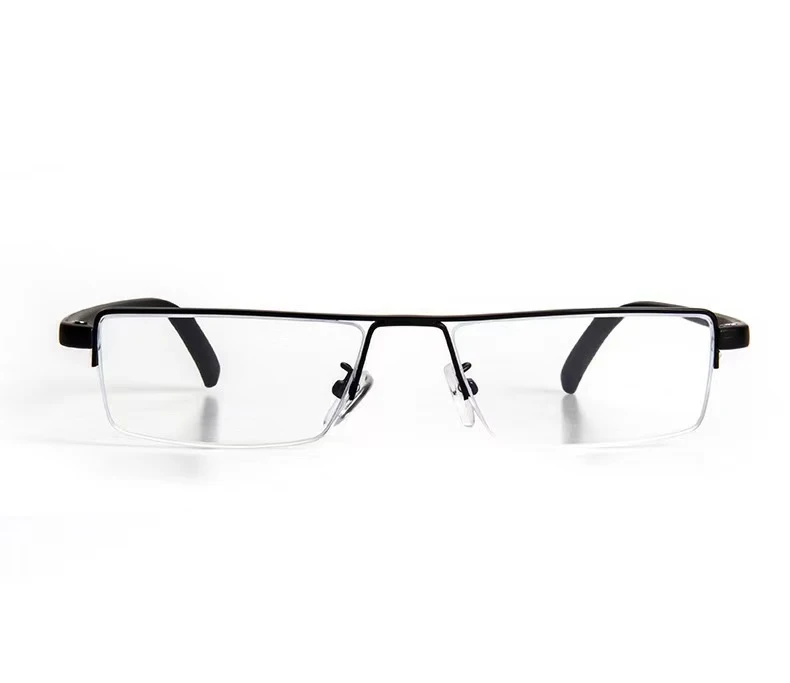 Mai Blume Anti Blaues Licht Lesebrille Männer Frauen Schwarze Brille Weitsichtheit Legierung Rahmen Brillen Mit Fall Dioptrien + 1,5 + 2 – Detail 3